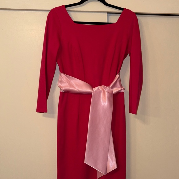 Pinup Couture Dresses & Skirts - Pinup Couture Vibrant Pink Dress Size XL Stretch Princess Aurora Disney Dapper